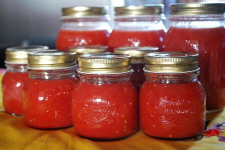 La Salsa di pomodoro in conserva...