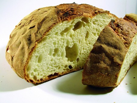 Il Pane cotto nel forno a legna